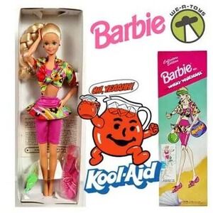 Vintage 1992 Wacky Warehouse Barbie Doll Kool-Aid Collectors Edition 10309